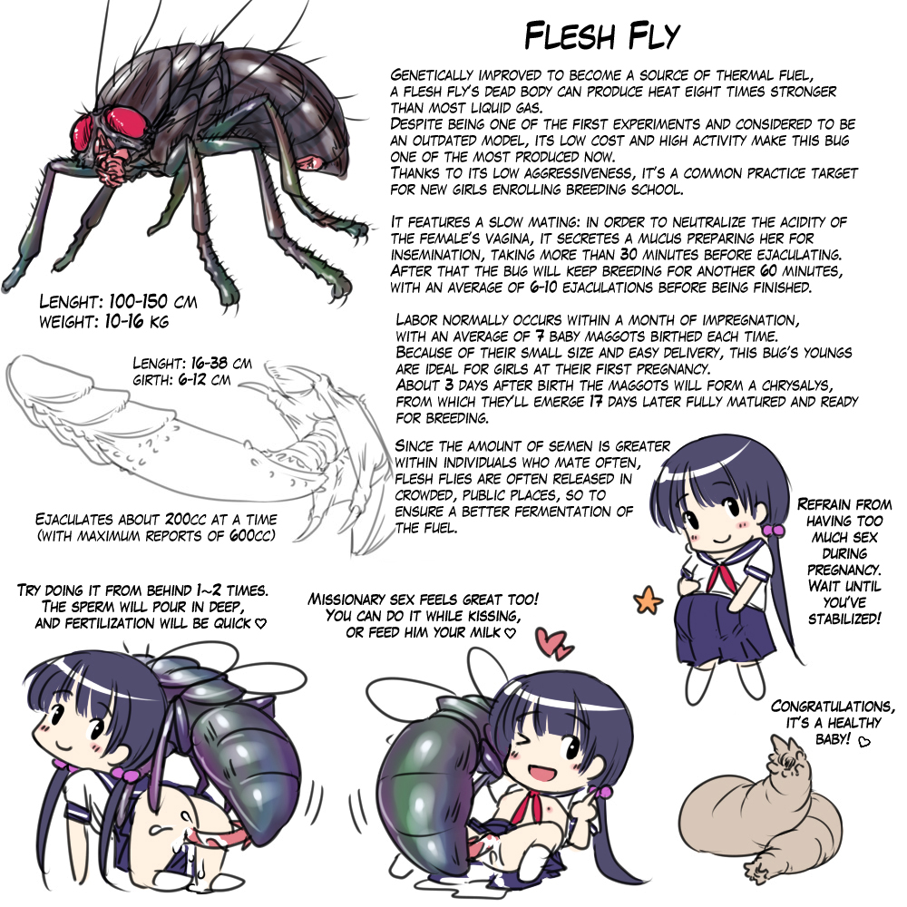 Insect Fucks Girl - Bug Breeding School
